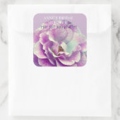 Carré Sticker photo rose Fleur Fête des mariées (Sac)