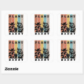 Carré Sticker plante Daddy (Feuille)
