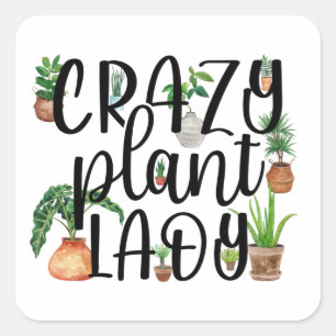 Carré Sticker Plante fou