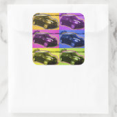 CARRÉ STICKER POP MINI COOPER (Sac)