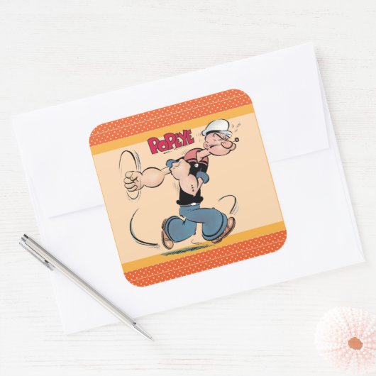 Carré Sticker Popeye (Enveloppe)