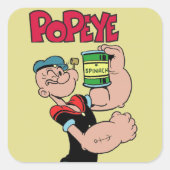Carré Sticker Popeye (Devant)