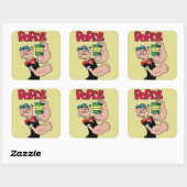 Carré Sticker Popeye (Feuille)