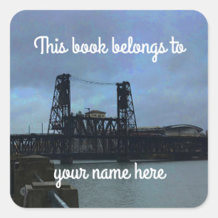 Carré Sticker Portland Steel Bridge #1
