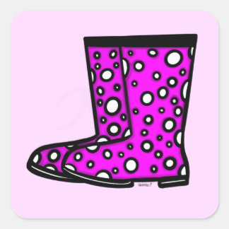 Carré Sticker pour amortisseurs de pluie