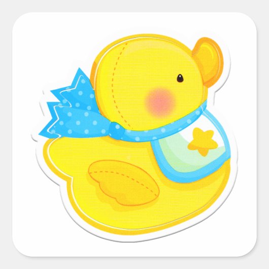 Carré Sticker pour bébé par SRF (Devant)