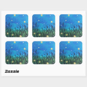 Carré Sticker pour bogues lumineux (Feuille)