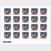 Carré Sticker pour camion (Feuille)