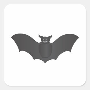 Carré Sticker pour chauve-souris d'Halloween