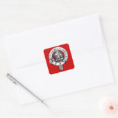 Carré Sticker pour clan MacGregor RED (Enveloppe)