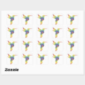 Carré Sticker pour colibri de teint (Feuille)