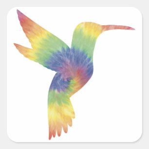 Carré Sticker pour colibri de teint