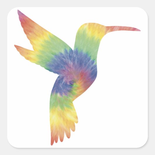 Carré Sticker pour colibri de teint (Devant)
