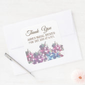 Carré Sticker pour douche nuptiale rose (Enveloppe)