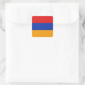 Carré Sticker pour drapeau arménien (Sac)