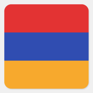 Carré Sticker pour drapeau arménien