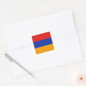 Carré Sticker pour drapeau arménien (Enveloppe)