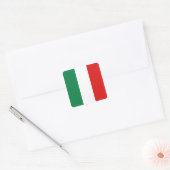 Carré Sticker pour drapeau italien (Enveloppe)