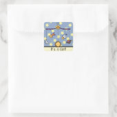 Carré Sticker pour Faire-part mobile Dreams (Sac)