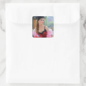 Carré Sticker pour femme douce (Sac)