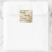 Carré Sticker pour femme forte (Sac)