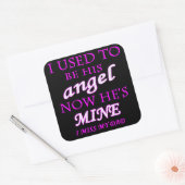 Carré Sticker pour fenêtre de mon père (Enveloppe)