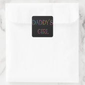Carré Sticker pour fille de papa (Sac)
