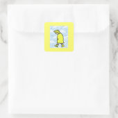 Carré Sticker pour garçon Rainy Day (Sac)