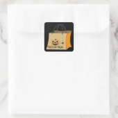 Carré Sticker pour Halloween (Sac)