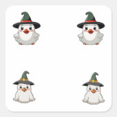 Carré Sticker pour Halloween de Spoo-sey Goosey (Devant)