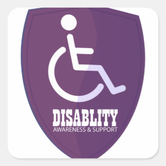 Carré Sticker pour handicap