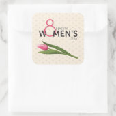 Carré Sticker pour la Journée des Femmes (Sac)