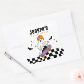 Carré Sticker pour l'anniversaire du garçon Éffrayant Ha (Enveloppe)