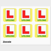 Carré Sticker pour l'éducation et la formation tout au l (Feuille)