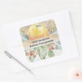 Carré Sticker pour les diplômes en gestion d'entreprise (Enveloppe)