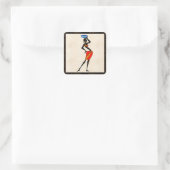 Carré Sticker pour les femmes africaines (Sac)