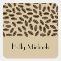 Sticker pour les haricots de café