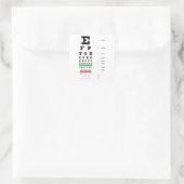 Carré Sticker pour les yeux Snellen (Sac)