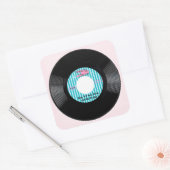 Carré Sticker pour l'heure de fête (Enveloppe)