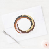 Carré Sticker Pour L'Unité Raciale (Enveloppe)