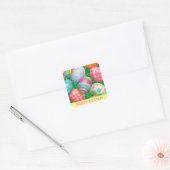 Carré Sticker pour oeufs de Pâques (Enveloppe)