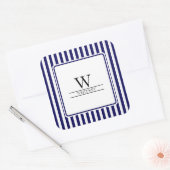 Carré Sticker pour ordinateur portable Monogram tendance (Enveloppe)