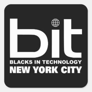 Carré Sticker pour ordinateur portable NYC BIT