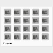 Carré Sticker pour poivre (Feuille)