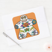 Carré Sticker pour souris à sucre (Enveloppe)