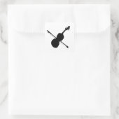 Carré Sticker pour violon (Sac)