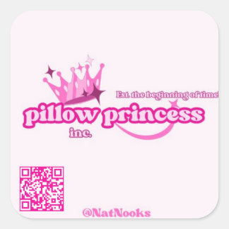 Carré Sticker Princess coussin | Lesbian High Femme
