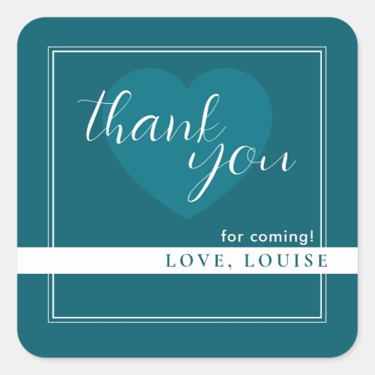 Carré Sticker profond Merci essence (Devant)