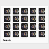 Carré Sticker Pyramid Queen (Feuille)