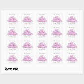 Carré Sticker Pyramide pour porc drôle / Motivationnel (Feuille)